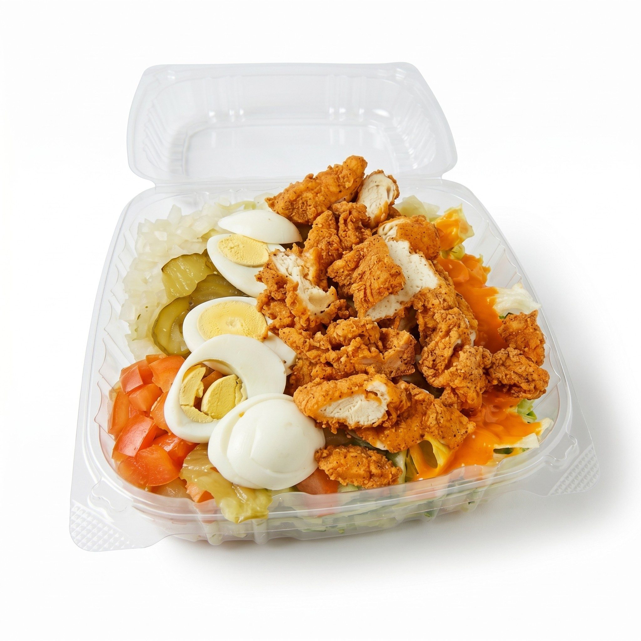 Fried Chicken Salad.