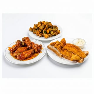 2 Pcs Whiting and 6 Pcs Wings Combo