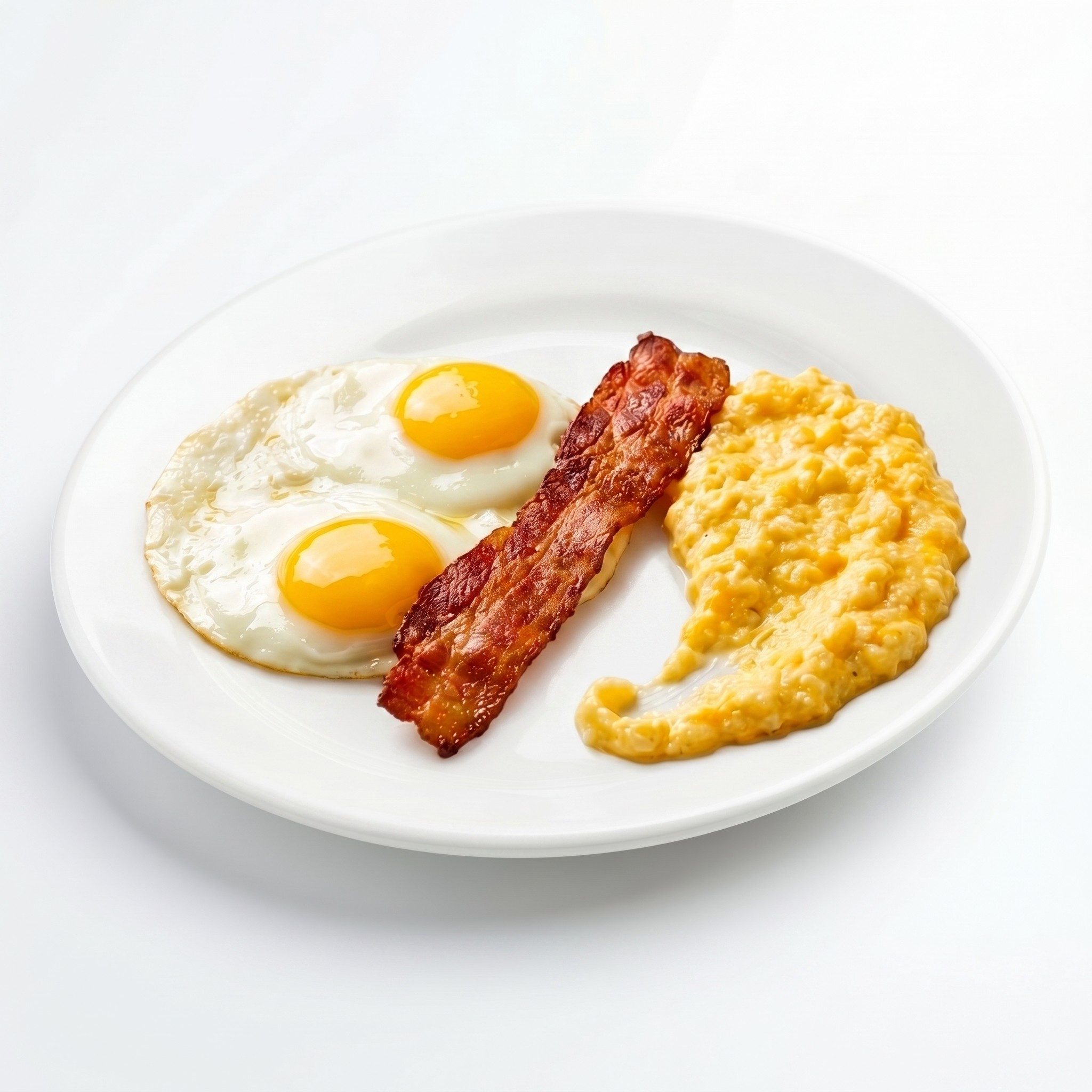 The Basic Breakfast Combo Plate.