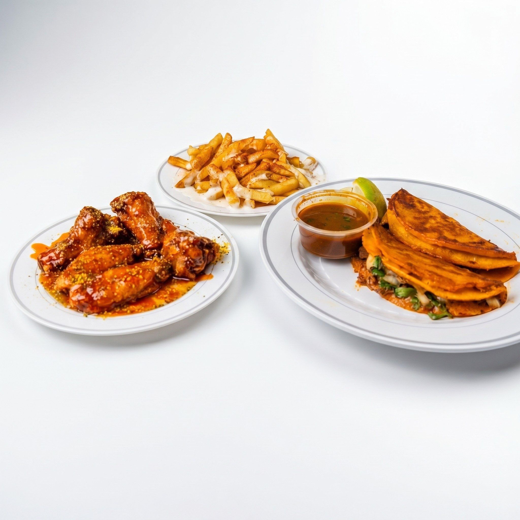 2 Birrias and 6 Pieces Wings Combo.